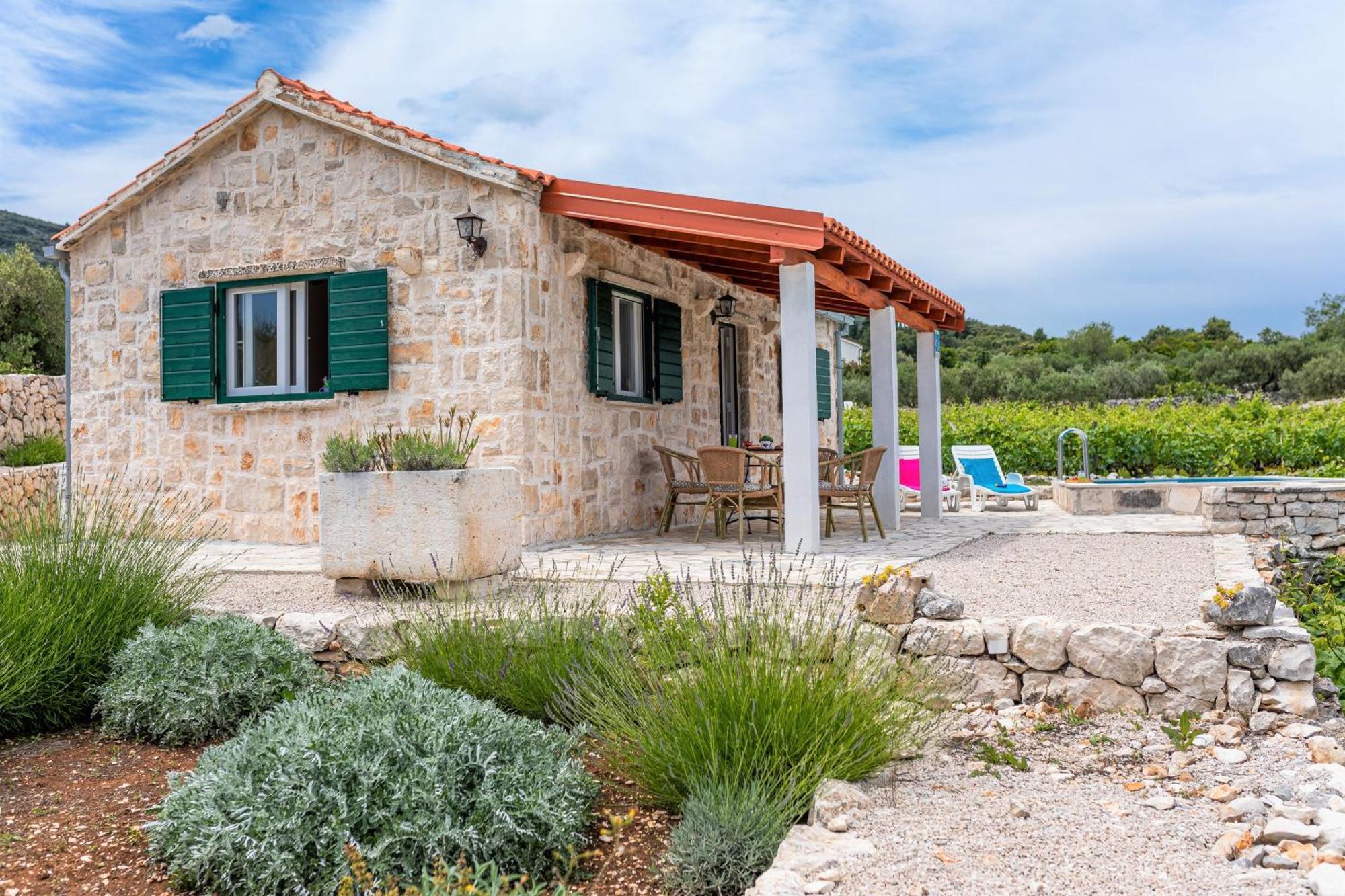 הוילה Račišće Vineyard House & Olive Grove House מראה חיצוני תמונה