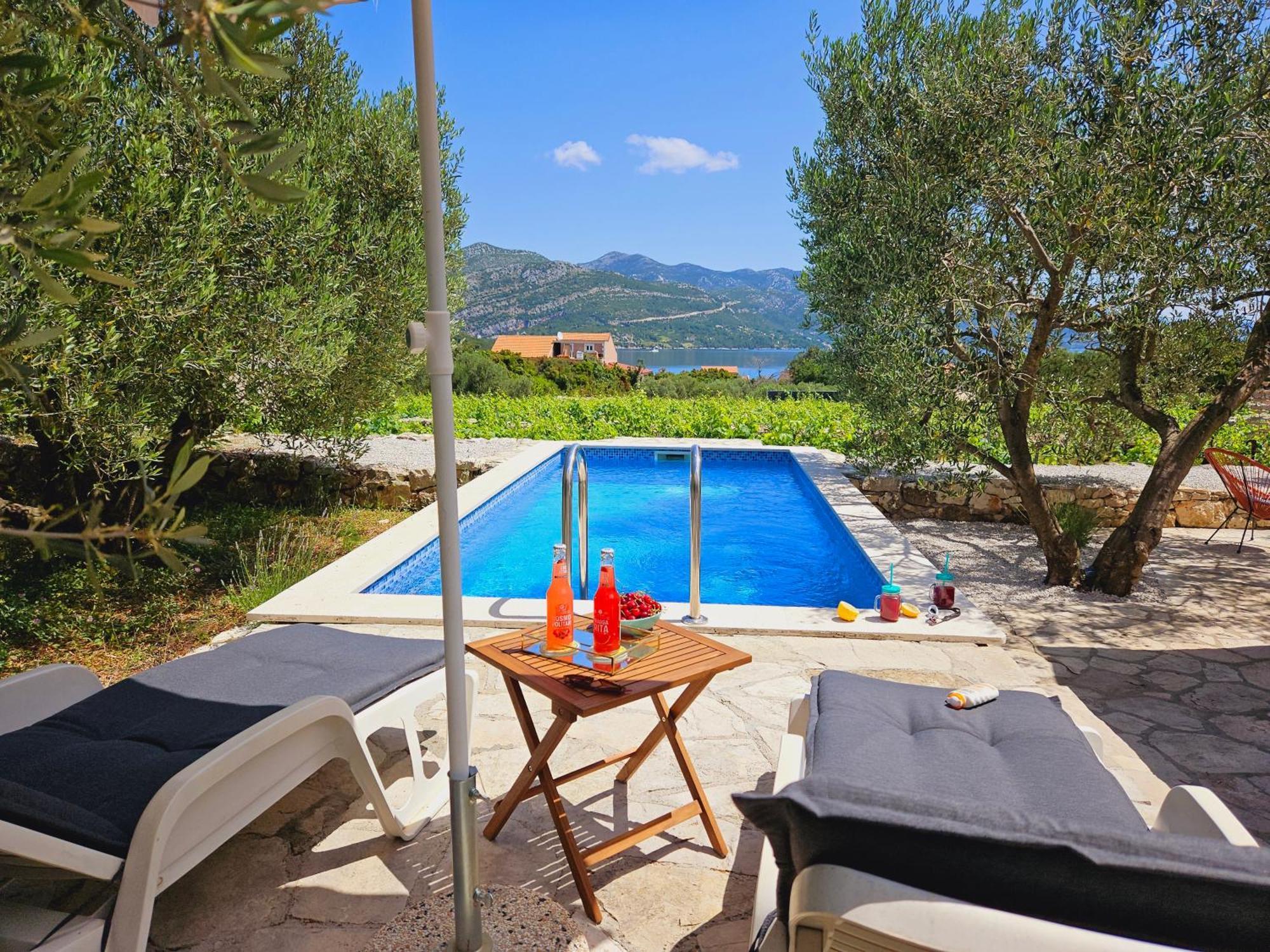 הוילה Račišće Vineyard House & Olive Grove House מראה חיצוני תמונה