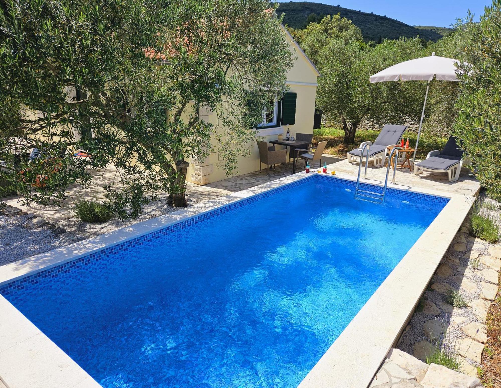 הוילה Račišće Vineyard House & Olive Grove House מראה חיצוני תמונה